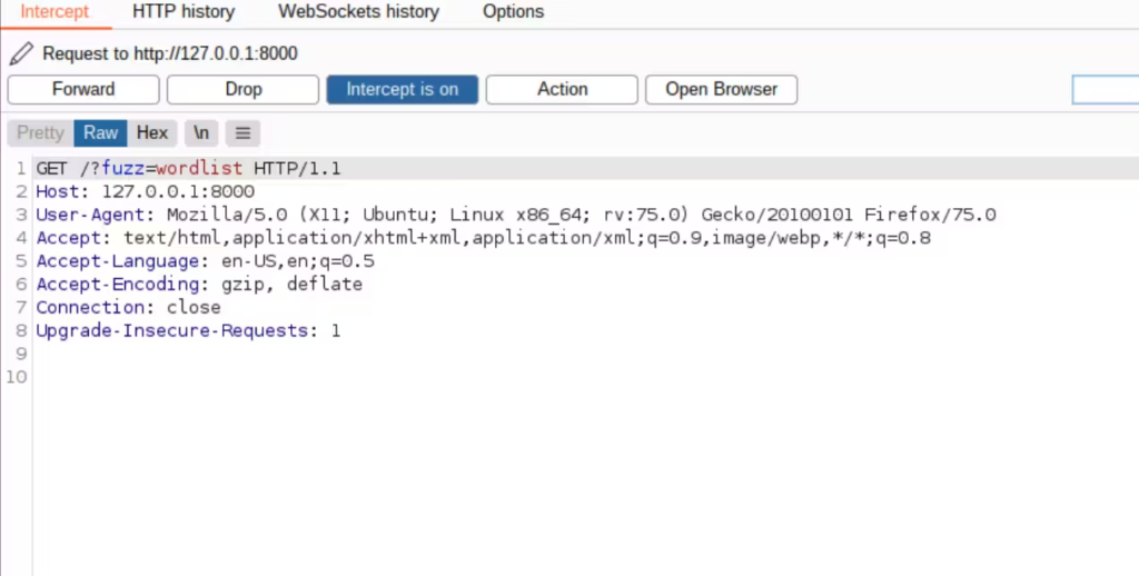 在 Burpsuite 上模糊测试 WebSocket 消息