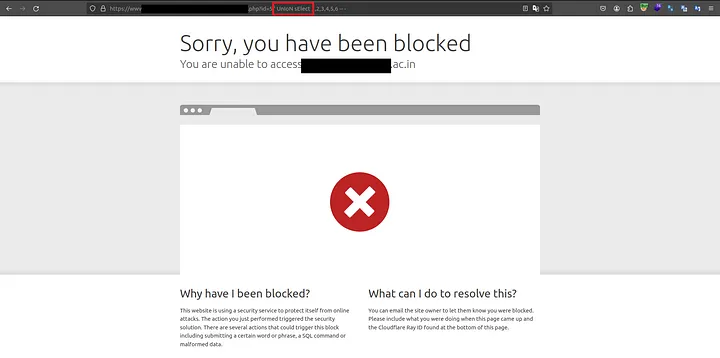 在没有源 IP 发现的情况下绕过 Cloudflare 的 SQL 注入过滤器!