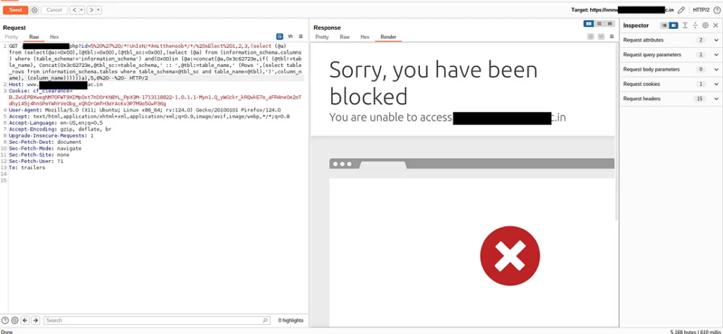 在没有源 IP 发现的情况下绕过 Cloudflare 的 SQL 注入过滤器!