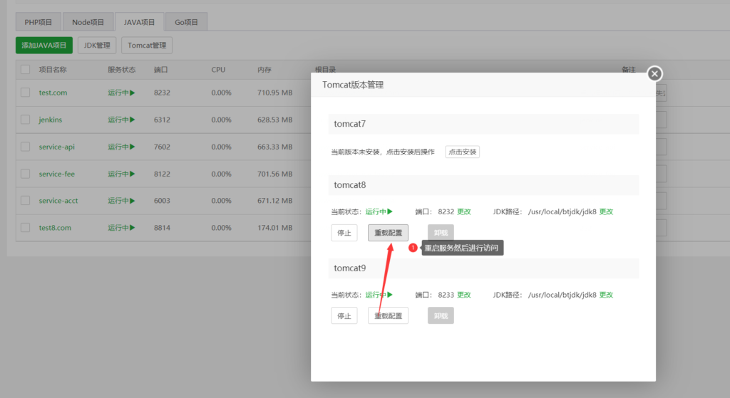 图片[18]-宝塔 新版Java 项目部署教程