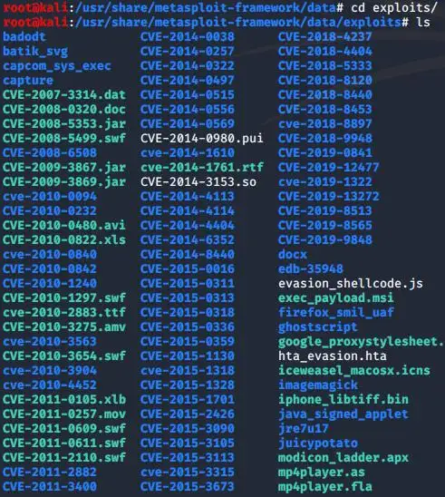图片[4]-Metasploit -- 目录详解及常用命令