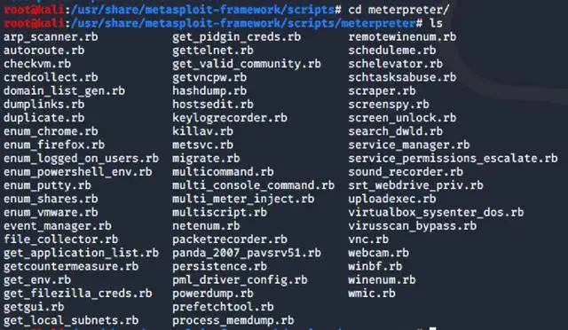 图片[6]-Metasploit -- 目录详解及常用命令